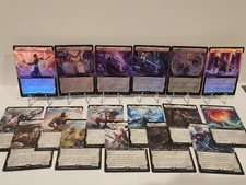 COMMANDER Final Fantasy MTG EDH White Extended Art Foil & Non Foil M/NM FIC RARE