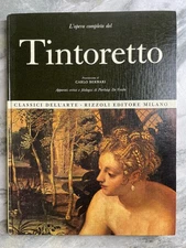 L'Opera Completa del Tintoretto Classici Del'Arte Rizzolo 36 HC VTG 1970