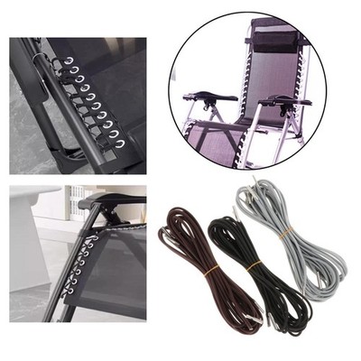 4x Ersatzschnur für Zero Gravity Chair, Stuhlreparaturschnur Bungee Stretch