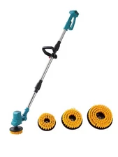 Electric Spin Scrubber Extra Long Foldable Compatible with Makita 18V Battery...