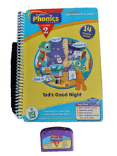 LeapFrog Leap Pad Phonics Book Cartridge Tads Good Night Lesson 2