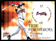 2001 Fleer Premium #11 TH Chipper Jones A Time for Heroes