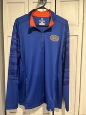 Fanatics Florida Gators Men  s Long Sleeve Lightweight 1/4 Zip Collard Size Large