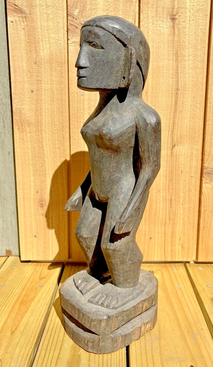 フィリピン BULUL ブルル 木彫 プリミティブアート 置物 民族工芸 イフガオ族 フィリピン ブルル BULUL 木彫 プリミティブアート 置物