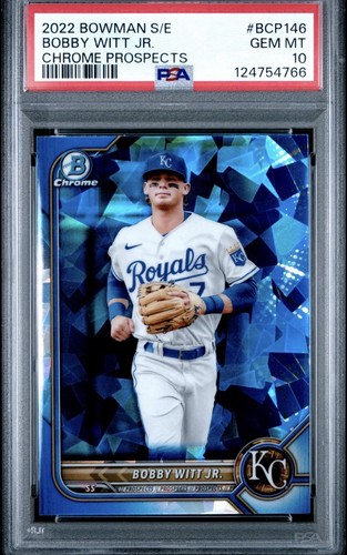 2022 BOWMAN SAPPHIRE BOBBY WITT JR. PSA 10 - Low Pop 🔥