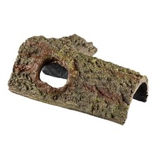 Zilla Reptile Habitat Hideout Bark Bend Terrarium Decor, Medium 8" x 3.5" 