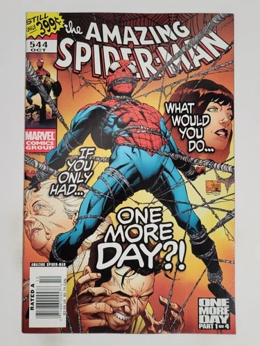 Amazing Spider-man #544 Marvel 2007 VF+ 8.5 One More Day Iron Man Appearance