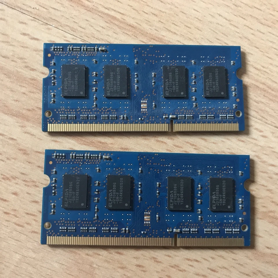 2 x 2GB ELPIDA Laptop Memory (4GB) EBJ20UF8BDU0-GN-F PC3-12800S DDR3 1600MHz RAM - Image 2 of 2