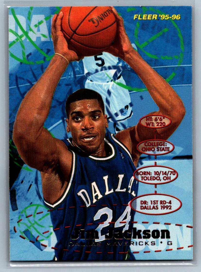 1995-96 Fleer #34 Jim Jackson