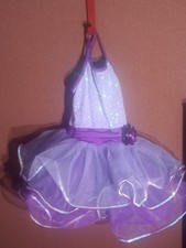 Weissman 12471 Ombr  Curly Hem Tutu Dance Costume - Size SC - Purple