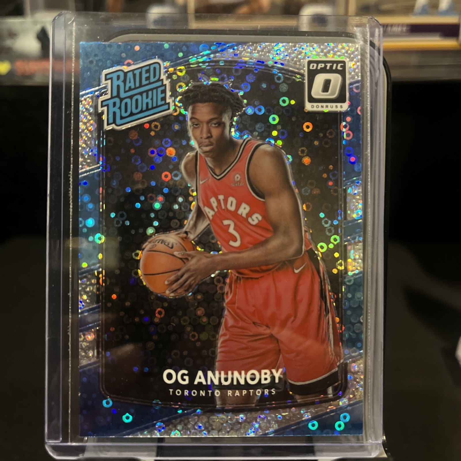 OG ANUNOBY RC 2017-18 Donruss Optic #178 Rated Rookie DISCO Prizm RC