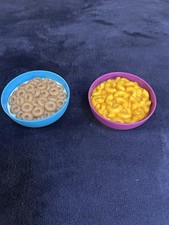 LEARNING RESOURCES PLAY FOOD BOWL OF CEREAL,BOWL Of MACARONI AND CHEESE