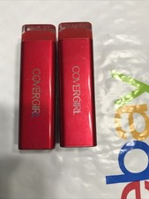 2 Tube Lot COVERGIRL Colorlicious Lipstick 295 SUCCULENT CHERRY unsealed