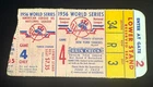 1956 World Series Ticket Stub Game 4 Dodgers & Yankees Mantle & Berra HR