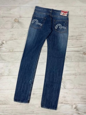 Vintage Evisu Denim Jeans Japan Y2K 90s Men Size 31 Blue