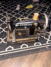 Antique Kenmore Hand Crank Sewing Machine