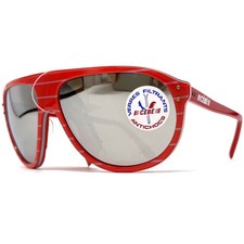 Vintage CEBE 203 Sunglasses - France 1990'S - RARE - Medium - Red / Mirrored