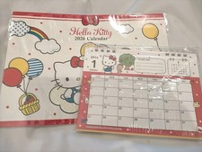Sanrio Hello Kitty 2026 Desk Calendar wall Calendar