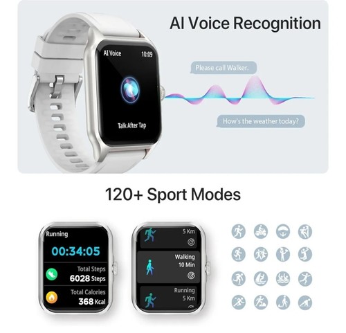 Reloj Inteligente de Mujer Hombre para Iphone Apple Samsung Android y Bluetooth. - Picture 6 of 7