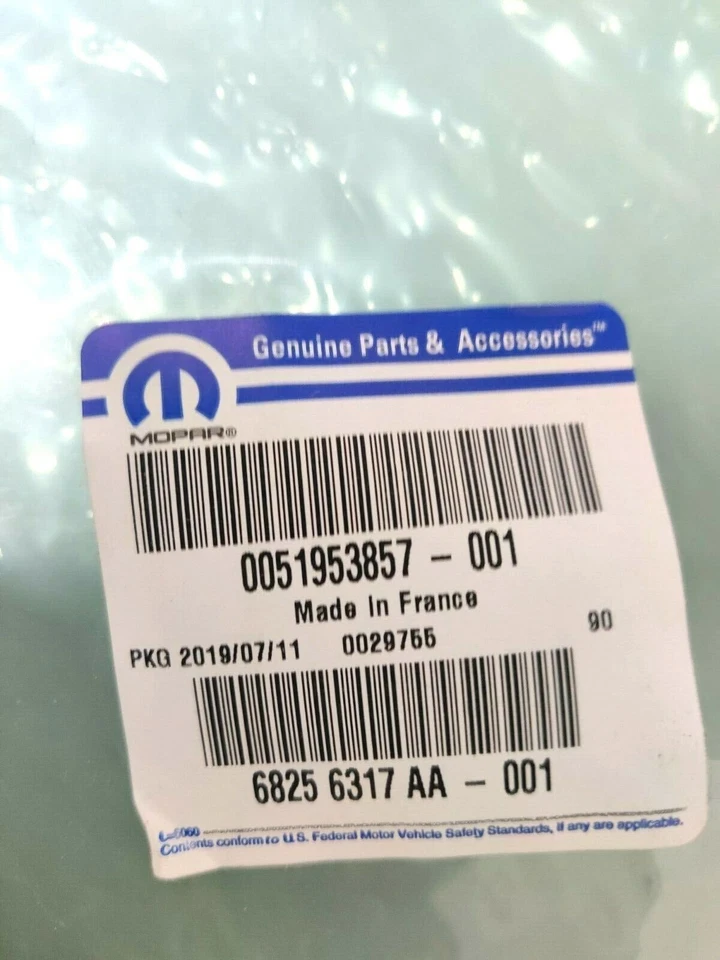 51953857 VETRO SCENDENTE PORTA ANTERIORE SINISTRA JEEP RENEGADE 2014-2018 - Изображение 3 из 3