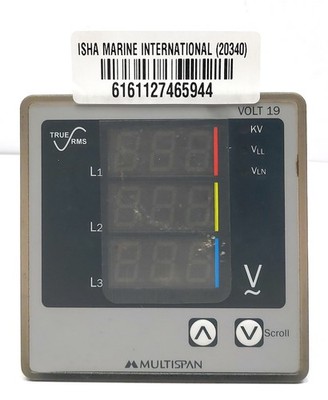 Multispan Volt-19-A2-N0 Phasen-Spannungsmesser