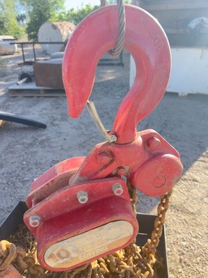 10 ton Coffing LHH Chain Hoist with chain See the video  FREE SHIPPING! Lower 48