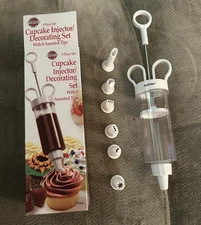 Deviled Egg Filler Tool Maker Tube Syringe Filling Dispenser Cake Decorating Set