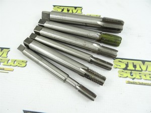 LOT OF 6 ASSORTED HSS EXTENSION PIPE TAPS 1/4"-18NPS TO 3/4"-14NPT GTD HANSON