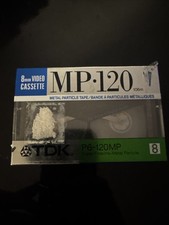 TDK Hi8 Camcorder Video Tape NOS P6-120MP Made in Japan Sealed 