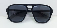 SUNGLASSES HURLEY HSM1026OP 001 55-15 138 Black Aviator Polarized