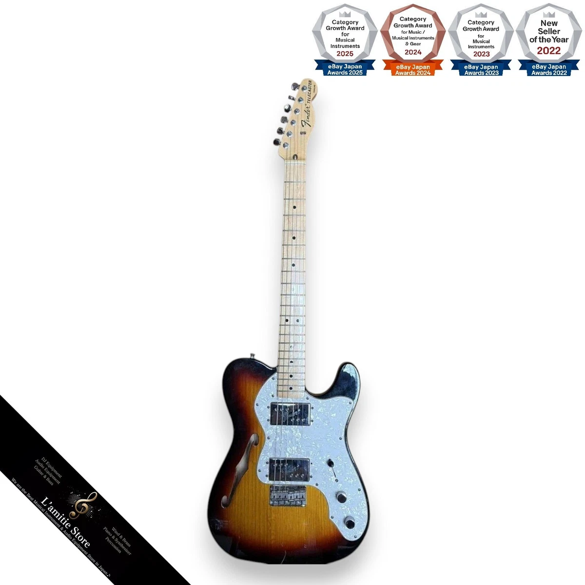 Preços baixos em Fender Telecaster Thinline Guitarras Elétricas | eBay