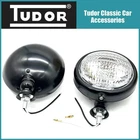 5" Inch Pair Black Halogen Spot Lamps Lights BMW Mini, Classic Car *SECONDS*