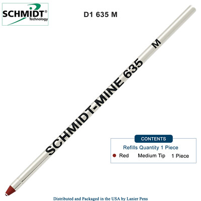 Schmidt 635 Mini D1 Refill Red