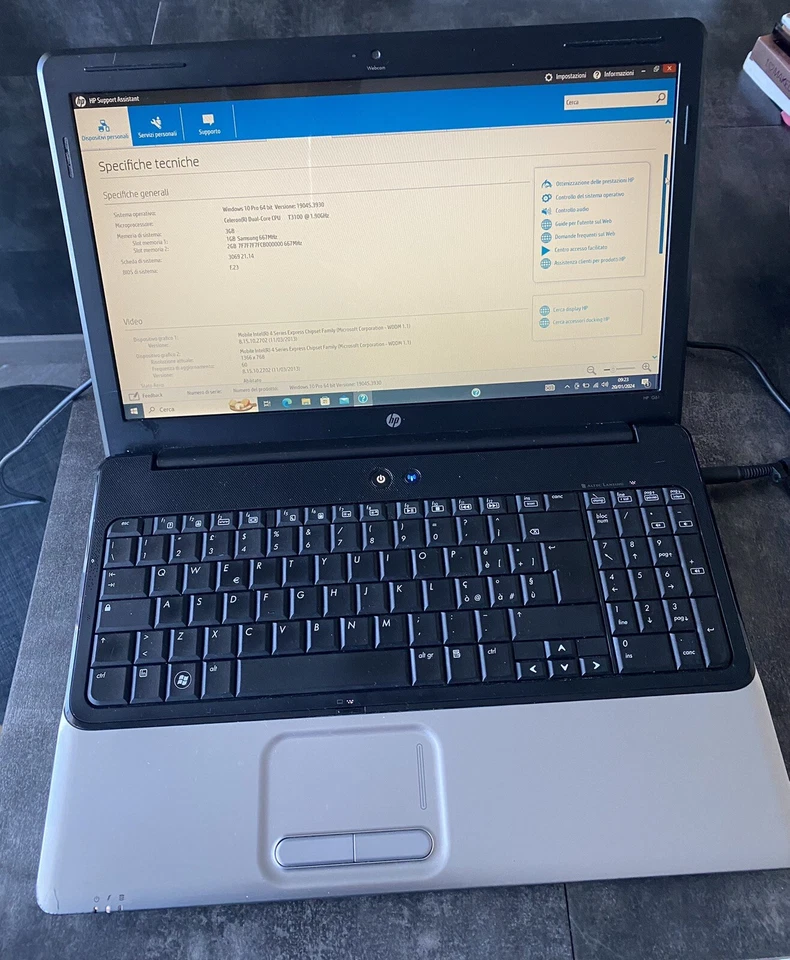 NOTEBOOK HP G61-405EL / SSD 120 GB - Immagine 4 di 4