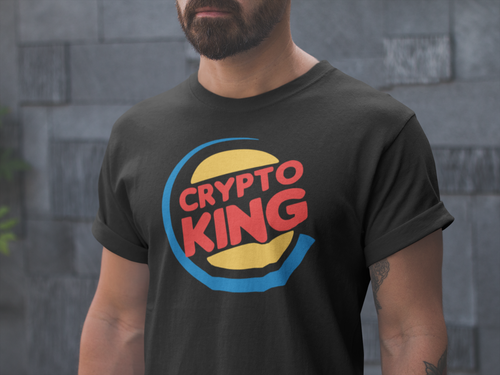 Crypto King Crypto Currency Funny T-Shirt Gift - Picture 5 of 8