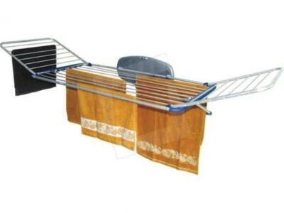 TATA LINDA STENDIBIANCHERIA DA PARETE IN ALLUMINIO SALVASPAZIO BALCONE 20 MT NETTUNO 32294