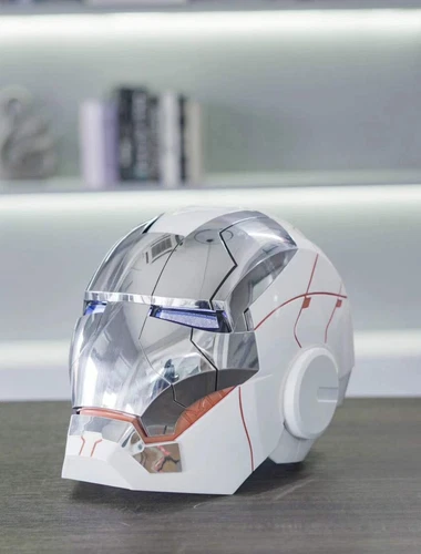 AUTOKING IronMan MK5 Helm 1:1 Fernbedienung Sprachsteuerung tragbare Maske Cosplay Requisite - Bild 5 von 6