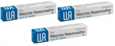 3x WEICHE NASENSALBE n. Dr. Bader 20 g PZN: 7140520