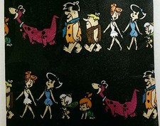 VTG Flinstones Hanna Barbera Tie Fred Wilma Barney Betty Dino Pebbles Bam Bam