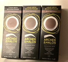 3 ARCHES  HALOS Luxury Brow Building Promade Espresso 0.106 oz ea.