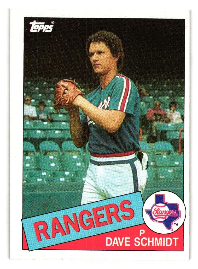 1985 Topps - #313 Dave Schmidt