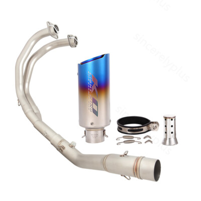 For Yamaha YZF R3 R25 MT03 MT25 Motorcycle Tube Exhaust Header Link Pipe Muffler