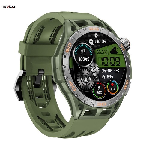 Sport Smartwatch 400mAh AMOLED mit BT rufende Herzfrequenz Blutsauerstoff - Bild 2 von 4