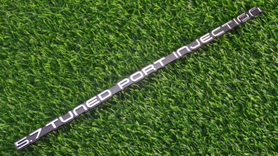 1x 5.7 Tuned Port Injection for 82-92 Rear Bumper Emblem Reproduct Silver Black