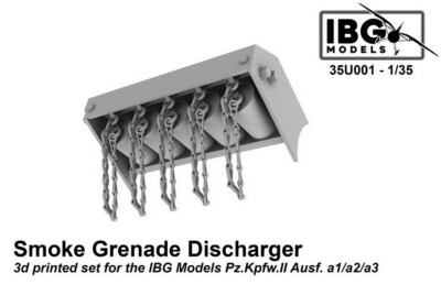 1/35 Smoke Grenade Dischargers for IBG Pz.Kpfw.II Ausf. A1/A2/A3 (3d Printed)