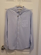 NWT Men's Goodfellow Button Down Shirt Nightfall Blue Size Medium