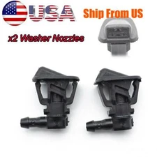 For 97-13 Jeep Wrangler Set of 2 Windshield Washer Nozzle Wiper Spray#55156728AB