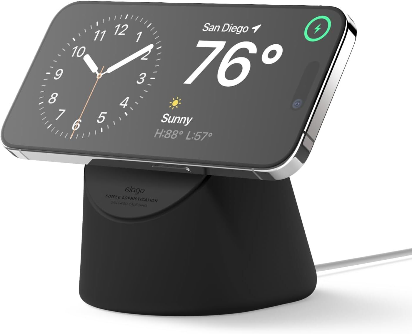 MS1 Charging Stand Compatible with MagSafe Charger - Premium Silicone Stand Comp