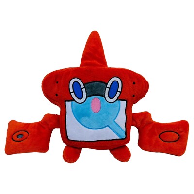 ぬいぐるみ rote Pokémon Rotom Dex Pokedex 10” 2017 TOMY Red Plush Stuffed Animal