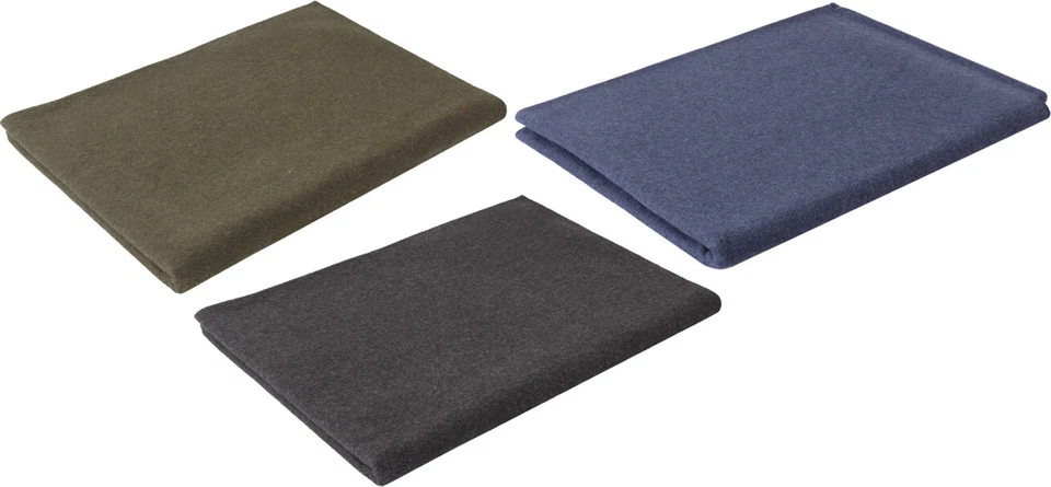 Cálida Lana Invierno Pesada Grande Manta Militar Camping Supervivencia Cubierta de Emergencia Foto 3 de 3